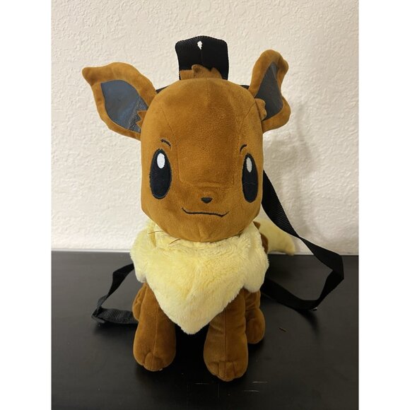 FAB Starpoint Accessories - 2016 Eevee Plush Backpack With Zipper Pouch Pokémon